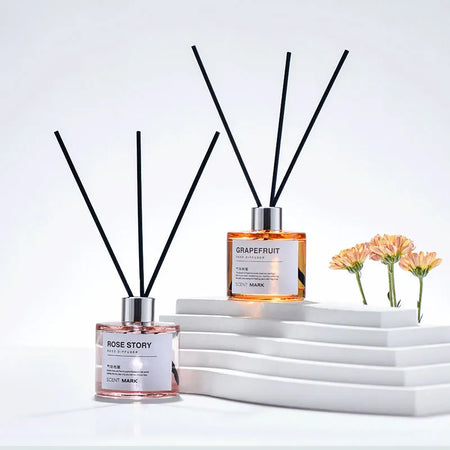 Perfume Diffuser with Reed Sticks - Rose Story - 50ml